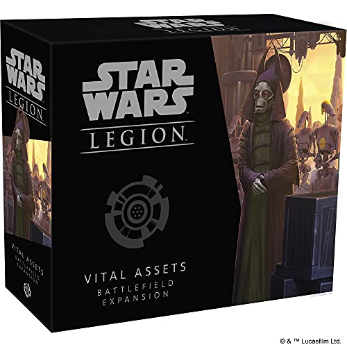 Atomic Mass Games, Star Wars Legion: Neutral Expansions: Vital Assets Battlefield Expansion, Unit Expansion, Miniatures Game, Ages 14+, 2 Players, 90 Minutes Playing Time Atomic Mass Games, Star Wars Legion: Neutral Expansions: Vital Assets Battlefield Expansion, Unit Expansion, Miniatures Game, Ages 14+, 2 Players, 90 Minutes Playing Time von Atomic Mass Games