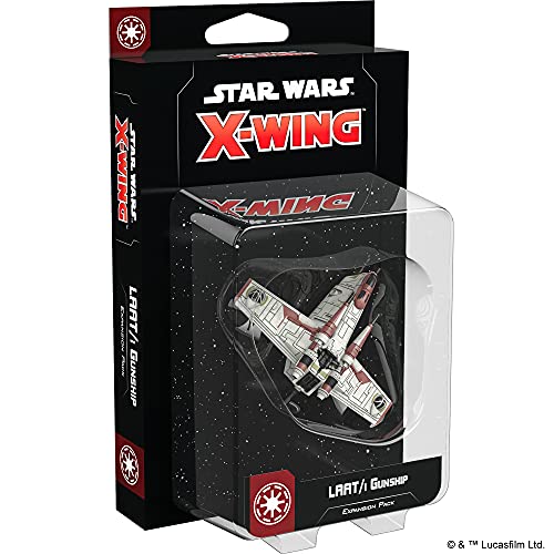 Fantasy Flight Games - Star Wars X-Wing Second Edition: Galactic Republic: LAAT/i Gunship Expansion Pack - Miniature Game von Fantasy Flight Games