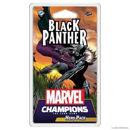 Fantasy Flight Games Marvel Champions The Card Game Black Panther Hero Pack – Kooperatives Strategiespiel für Kinder und Erwachsene, ab 14 Jahren, 1–4 Spieler, 45–90 Minuten Spielzeit, hergestellt von Fantasy Flight Games