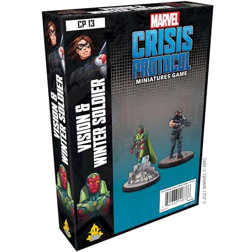 Atomic Mass Games , Marvel Crisis Protocol: Character Pack: Vision and Winter Soldier, Miniatures Game, Ages 10+, 2+ Players, 45 Minutes Playing Time Atomic Mass Games , Marvel Crisis Protocol: Character Pack: Vision and Winter Soldier, Miniatures Game, Ages 10+, 2+ Players, 45 Minutes Playing Time von Atomic Mass Games