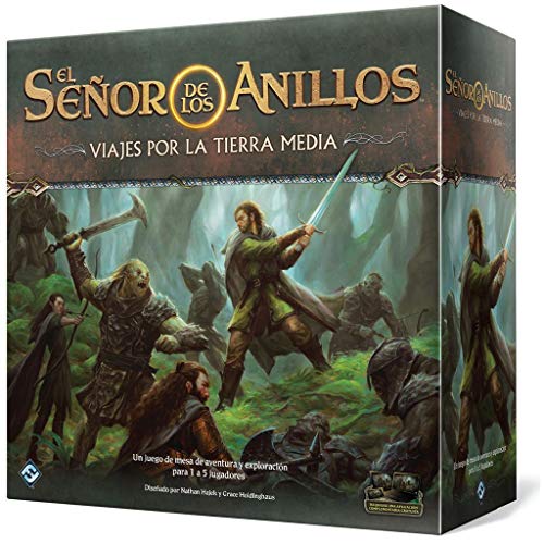 Fantasy Flight Games Reisen durch Mittelerde | Kooperatives Abenteuer-Brettspiel | Strategie | ab 14 Jahren | 1 bis 5 Spieler | 1-2 Stunden pro Spiel - Spanische Sprache von Fantasy Flight Games