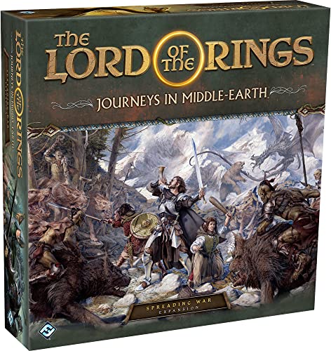 Fantasy Flight Games, Journeys in Middle-Earth: Spreading War Expansion, Miniature Game, 1 to 5 Players, Ages 14+, 60 to 120 Minute Playing Time, Multicolor, FFGJME08 von Fantasy Flight Games