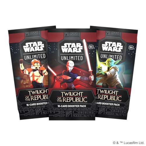 Fantasy Flight Games - Star Wars: Unlimited TCG Twilight of the Republic BOOSTER PACK - schnelles Trading Card Game für Kinder und Erwachsene, Alter 12+, 2+ Spieler, 20 Minuten, Englisch Fantasy Flight Games - Star Wars: Unlimited TCG Twilight of the Republic BOOSTER PACK - schnelles Trading Card Game für Kinder und Erwachsene, Alter 12+, 2+ Spieler, 20 Minuten, Englisch von Fantasy Flight Games