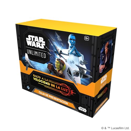 Fantasy Flight Games Star Wars Unlimited Sammelkartenspiel, Sprung in Lichtgeschwindigkeit, Präsentationsbox, ab 12 Jahren, für 2 Spieler, Spanisch von Fantasy Flight Games