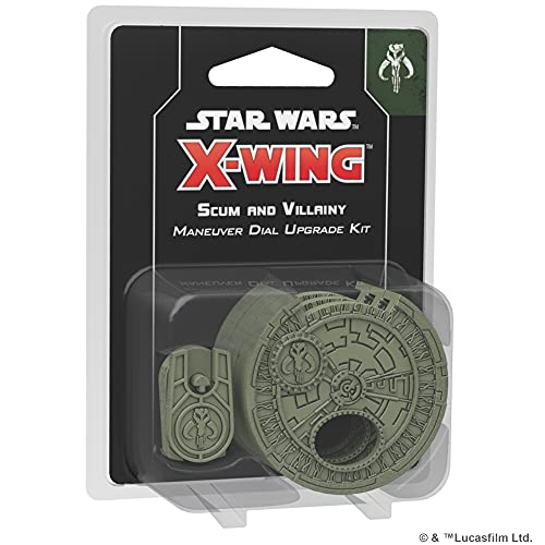 Star Wars FFGSWZ11 X-Wing: Scum and Villainy Maneuver Dial Upgrade Kit, Mehrfarbig von Star Wars
