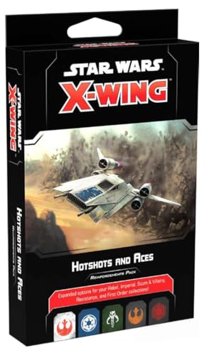 Fantasy Flight Games - Star Wars X-Wing Second Edition: Neutral: Hotshots and Aces Reinforcement Pack - Miniature Game von Galápagos Jogos