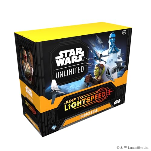 Fantasy Flight Games - Star Wars: Unlimited TCG Jump to Lightspeed PRERELEASE-Box – Enthält 6 Booster-Packs, Alter 12+, 2+ Spieler, 20 Minuten, Englisch von Fantasy Flight Games