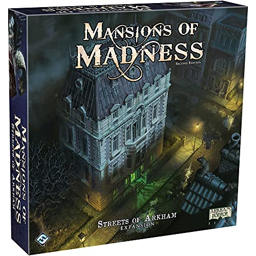 Fantasy Flight Games Mansions of Madness: Streets of Arkham 2nd Edition Exp. | Brettspiel | ab 14 Jahren | 1-5 Spieler | 120-180 Minuten Spielzeit von Fantasy Flight Games
