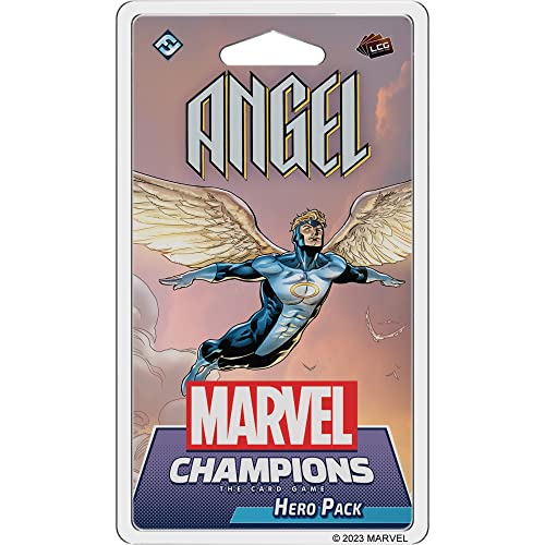 Marvel Champions The Card Game Angel Hero Pack Superhelden Strategiespiel, Kooperatives Spiel für Kinder und Erwachsene, ab 14 Jahren, 1-4 Spieler, 45-90 Minuten Spielzeit, hergestellt von Fantasy Marvel Champions The Card Game Angel Hero Pack Superhelden Strategiespiel, Kooperatives Spiel für Kinder und Erwachsene, ab 14 Jahren, 1-4 Spieler, 45-90 Minuten Spielzeit, hergestellt von Fantasy von Fantasy Flight Games