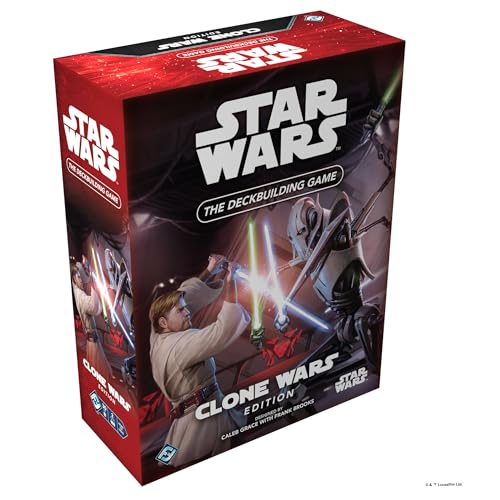 Fantasy Flight Games Star Wars: The Deckbuilding Game The Clone Wars Edition - Intensives galaktisches Kampfkartenspiel, Strategiespiel für Kinder und Erwachsene, ab 12 Jahren, 2 Spieler, 30 Minuten Fantasy Flight Games Star Wars: The Deckbuilding Game The Clone Wars Edition - Intensives galaktisches Kampfkartenspiel, Strategiespiel für Kinder und Erwachsene, ab 12 Jahren, 2 Spieler, 30 Minuten von Fantasy Flight Games