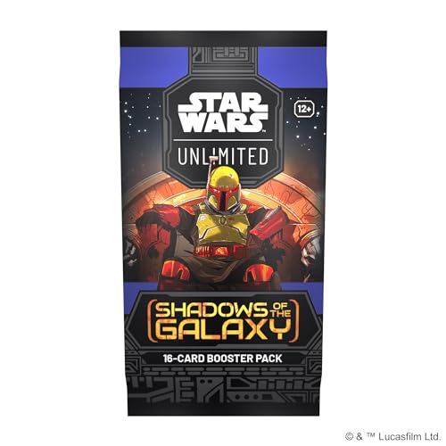 Star Wars: Unlimited TCG Shadows of The Galaxy Booster Pack - schnelles Trading Card Game für Kinder und Erwachsene, Alter 12+, 2+ Spieler, 20 Minuten, von Fantasy Flight Games, Englisch von Fantasy Flight Games