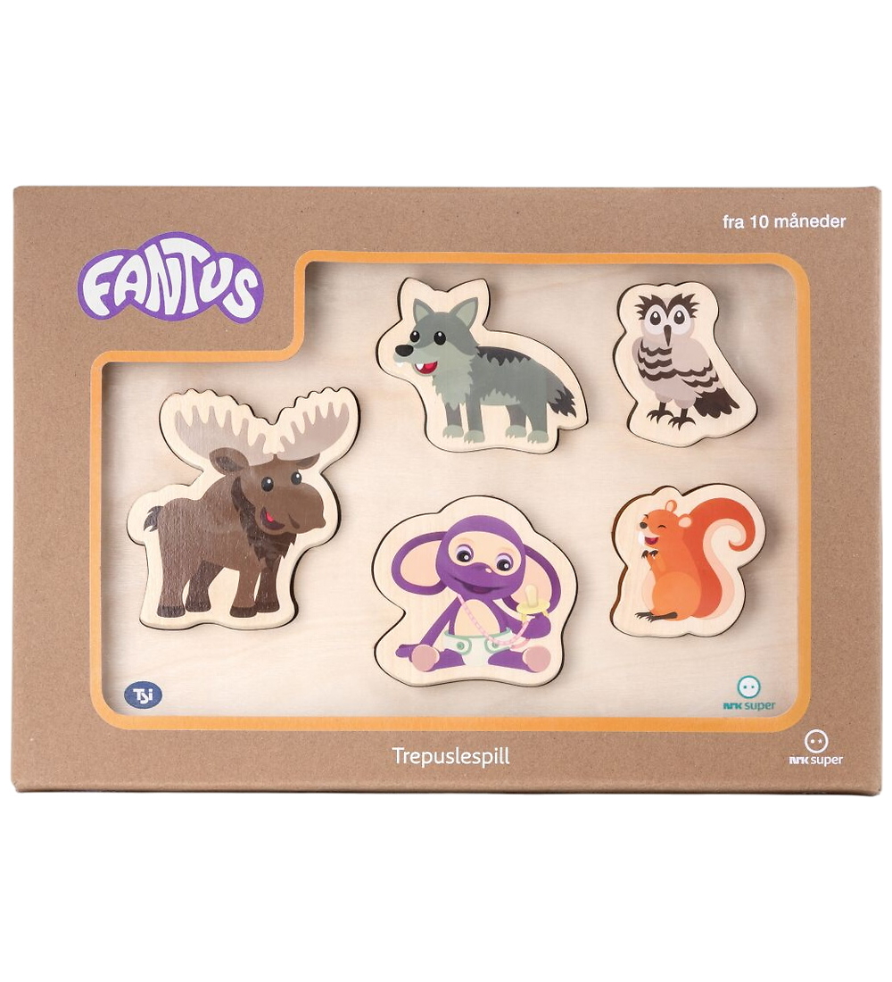 Fantorangen & Fantus Puzzlespiel - Holz - 5 Teile - Die Tiere I - Fantorangen & Fantus - One Size - Puzzlespiele Fantorangen & Fantus Puzzlespiel - Holz - 5 Teile - Die Tiere I - Fantorangen & Fantus - One Size - Puzzlespiele von Fantorangen & Fantus