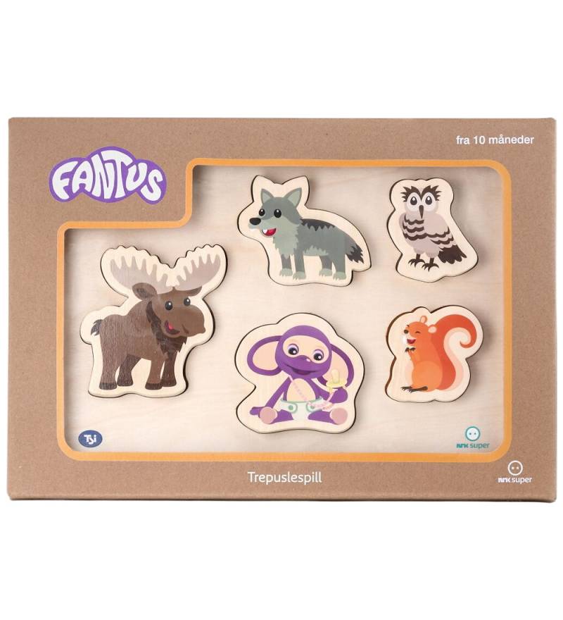 Fantorangen & Fantus Puzzlespiel - Holz - 5 Teile - Die Tiere I - Fantorangen & Fantus - One Size - Puzzlespiele Fantorangen & Fantus Puzzlespiel - Holz - 5 Teile - Die Tiere I - Fantorangen & Fantus - One Size - Puzzlespiele von Fantorangen & Fantus