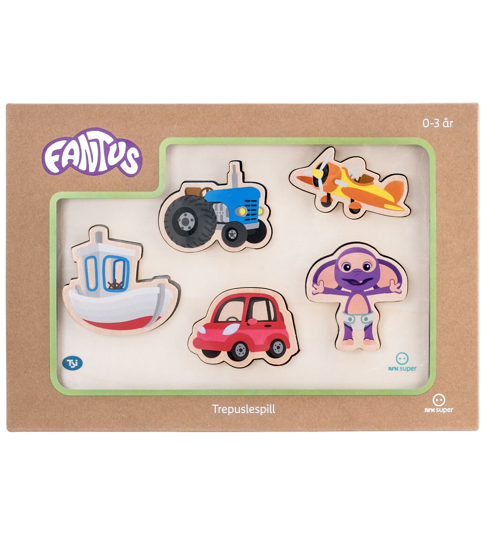 Fantorangen & Fantus Puzzlespiel - Holz - 5 Teile - Fahrzeuge - Fantorangen & Fantus - One Size - Puzzlespiele Fantorangen & Fantus Puzzlespiel - Holz - 5 Teile - Fahrzeuge - Fantorangen & Fantus - One Size - Puzzlespiele von Fantorangen & Fantus