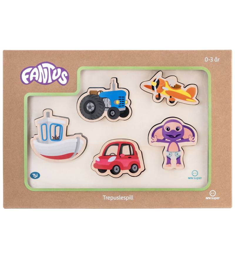 Fantorangen & Fantus Puzzlespiel - Holz - 5 Teile - Fahrzeuge - Fantorangen & Fantus - One Size - Puzzlespiele Fantorangen & Fantus Puzzlespiel - Holz - 5 Teile - Fahrzeuge - Fantorangen & Fantus - One Size - Puzzlespiele von Fantorangen & Fantus