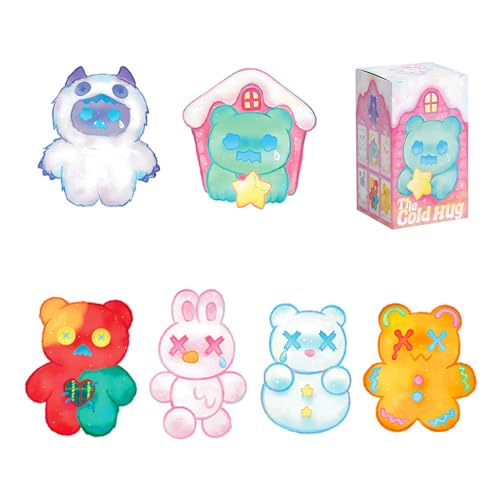Fanvita The Cold Hug Series Plüschserie Blind Box, zufälliges Design, niedliche Actionfiguren, Sammler-Spielzeugset für Geburtstagsgeschenke von Fanvita