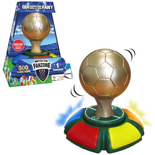 Fanzone, Spielerisches und lustiges Spiel, 500 Fragen zum Fußball, 2 bis 5 Spieler, für Kinder ab 7 Jahren, FAE00 Fanzone, Spielerisches und lustiges Spiel, 500 Fragen zum Fußball, 2 bis 5 Spieler, für Kinder ab 7 Jahren, FAE00 von Fanzone