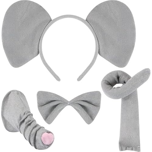 Fartoni Kostüm Elefant für Jungen oder Mädchen. Elefantenkostüme mit Diadem, Fliege und Schwanz. Kostüm. Tierkostüme mit Accessoires. Fartoni Kostüm Elefant für Jungen oder Mädchen. Elefantenkostüme mit Diadem, Fliege und Schwanz. Kostüm. Tierkostüme mit Accessoires. von Fartoni