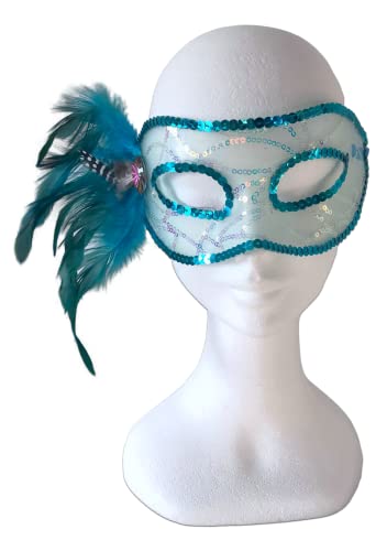 Fartoni Venezianische Maske Karnevalsmasken Und Kostümpartys. (Blau) von Fartoni