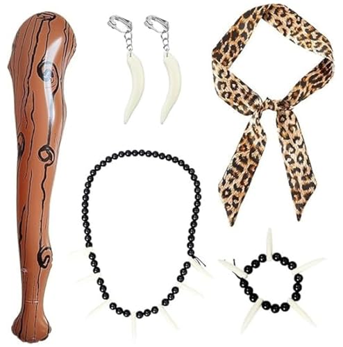 Höhlenmensch Kostüm Oder Caveman Steinzeit Kostüm Für Herren Damen Kinder Oder Mädchen Perfekt Für Karneval Oder Mottopartys Mit Knochenhalskette Keule Ohrringen Und Tuch Zubehör Für Kostüme Höhlenmensch Kostüm Oder Caveman Steinzeit Kostüm Für Herren Damen Kinder Oder Mädchen Perfekt Für Karneval Oder Mottopartys Mit Knochenhalskette Keule Ohrringen Und Tuch Zubehör Für Kostüme von Fartoni