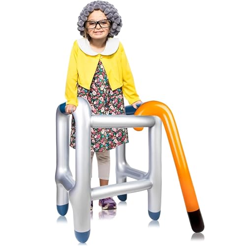 Rollator Aufblasbar. Oma Kostüm Mit Gehstock Für Lustige Kostüme Und Rentnergeschenke Perfekt Für Scherzartikel Erwachsene Und Kinder Oma Opa Verkleidung Für Feiern. Rollator Aufblasbar. Oma Kostüm Mit Gehstock Für Lustige Kostüme Und Rentnergeschenke Perfekt Für Scherzartikel Erwachsene Und Kinder Oma Opa Verkleidung Für Feiern. von Fartoni