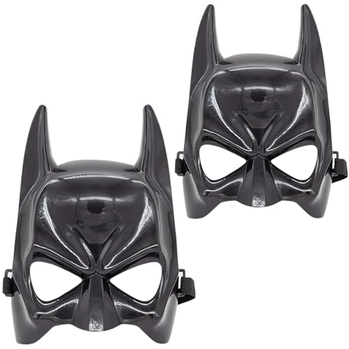 X2 Superheldenmaske oder Superhelden-Augenmaske. Fledermaus-Superheldenmaske für Kinder und Erwachsene, ideal für Karneval, Halloween, Kostümpartys und Themenveranstaltungen. von Fartoni