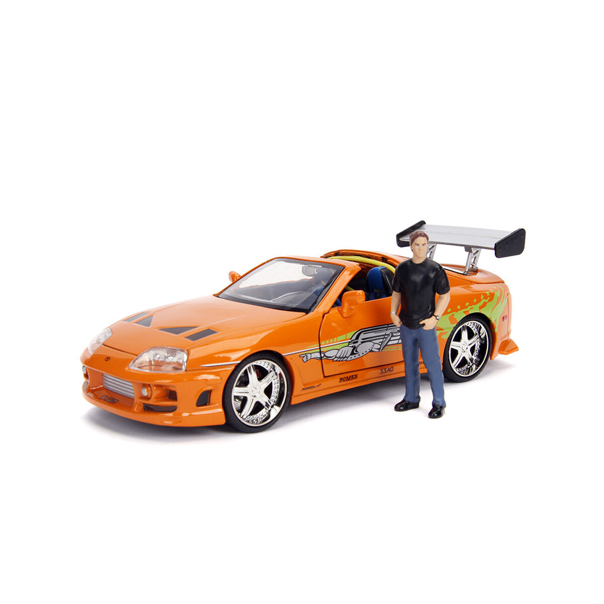 Playset Fast & Furious Brian & Toyota Supra 2 Stücke von Fast & Furious