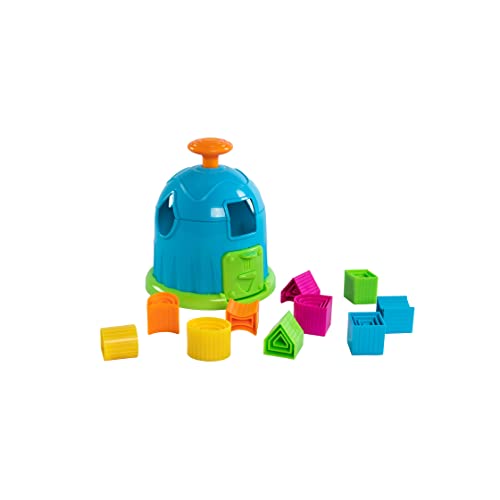 Fat Brain Toys F267 Fat Brain Factory, Kids Preschool, Shape Sorter, Sorting Building Sets, Early Development Toy for Babies Aged 18 Months and Older, Multicoloured Fat Brain Toys F267 Fat Brain Factory, Kids Preschool, Shape Sorter, Sorting Building Sets, Early Development Toy for Babies Aged 18 Months and Older, Multicoloured von Fat Brain Toys