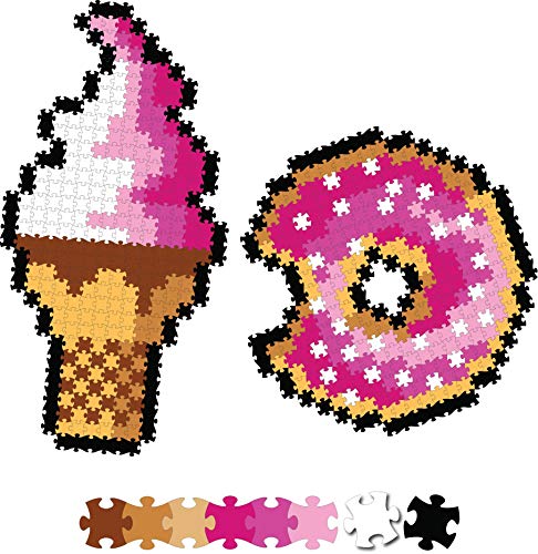 Fat Brain Toys Jixelz Set Sweet Treats - Pixel Puzzle 700 Teile von Fat Brain Toys