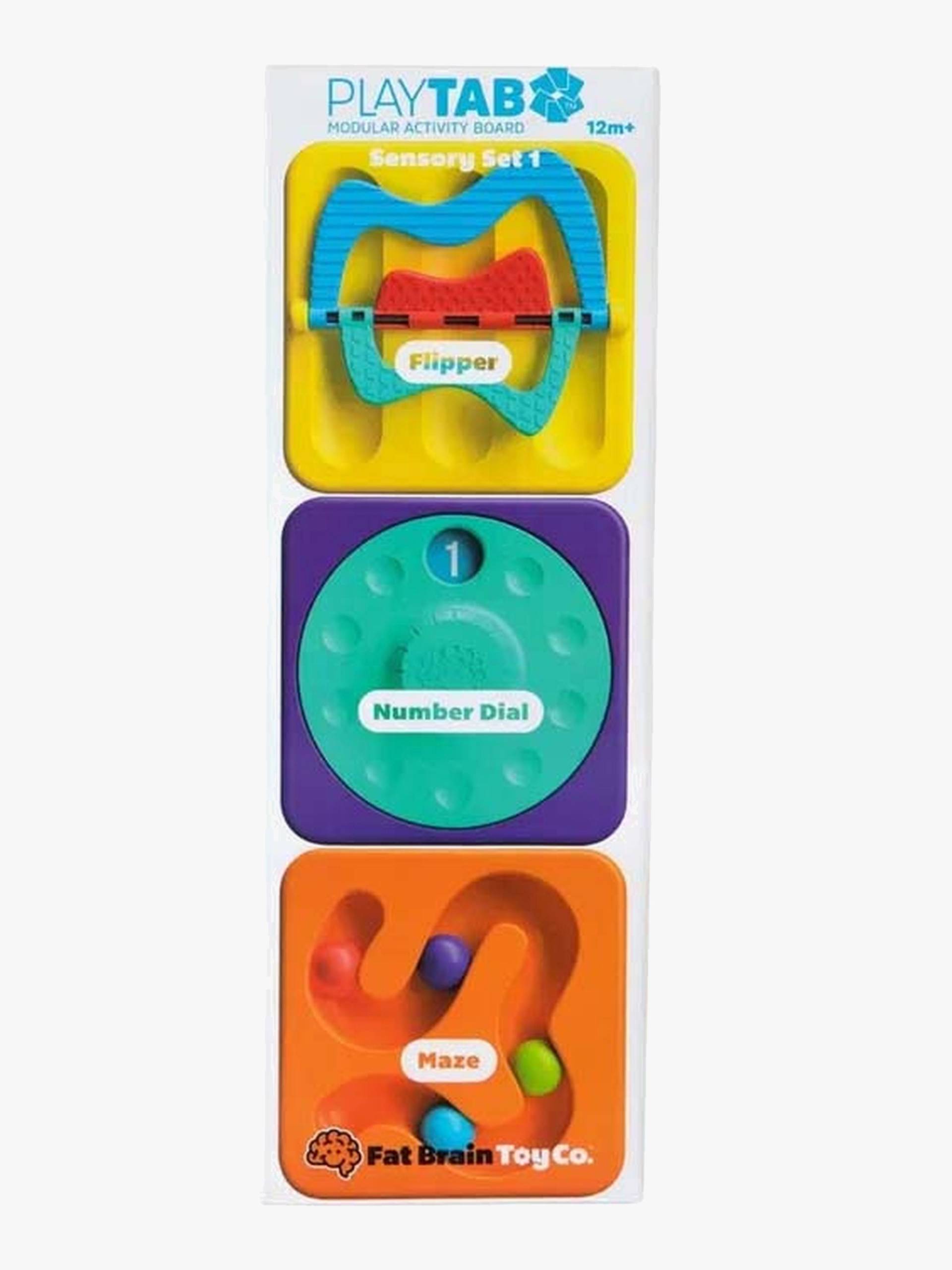 Fat Brain Play Tab Sensorisches Aktivitätsspielzeug Set 1, Babyspielzeug von Fat Brain