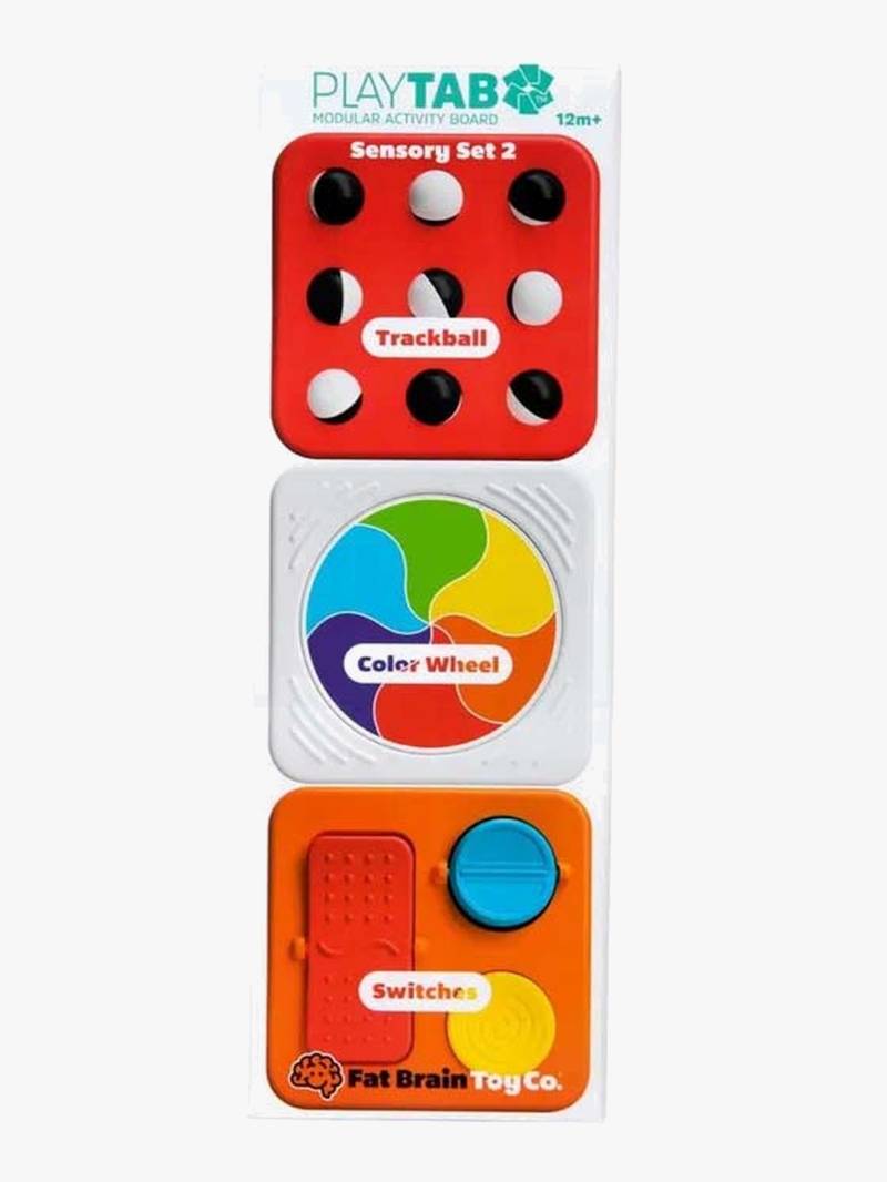 Fat Brain Play Tab Sensorisches Aktivitätsspielzeug Set 2, Babyspielzeug von Fat Brain