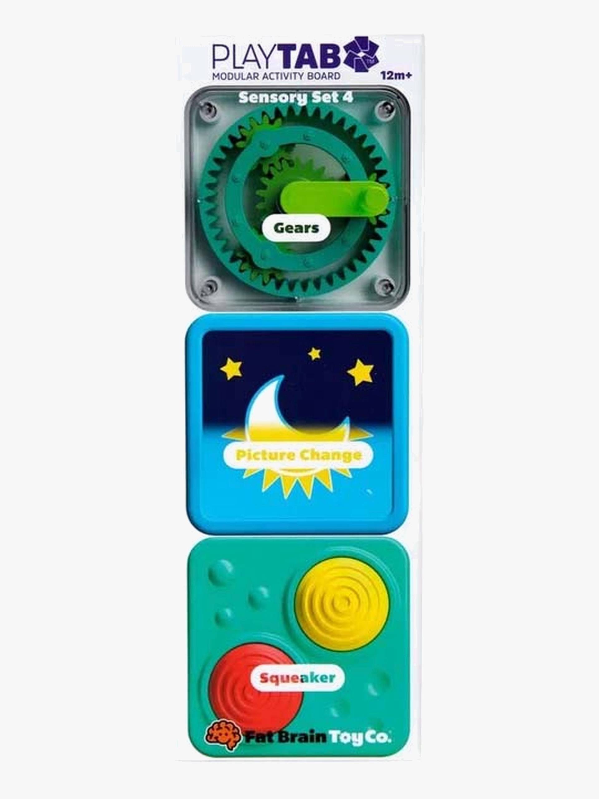 Fat Brain Play Tab Sensorisches Aktivitätsspielzeug Set 4, Babyspielzeug von Fat Brain