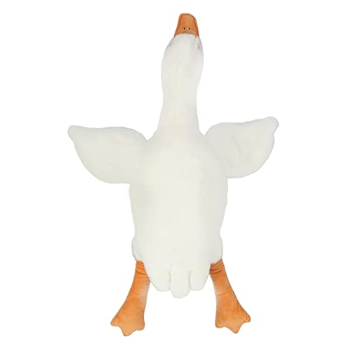 Fauitay Gans Kuscheltier Niedliches Tier Plüschtier Riesige Gans Plüschtiere Große Gans Puppe Weiches Kuscheltier Schlafkissen Kissen Dekoration Ornament (1,3 m) von Fauitay