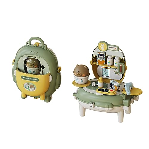 Fauitay Tun Play Toy Bear Ruckset Playset für Rollenspiele mit Realistischem Design Tragbarer Sci Fi -Abenteuerspielzeug (Typ 2) von Fauitay