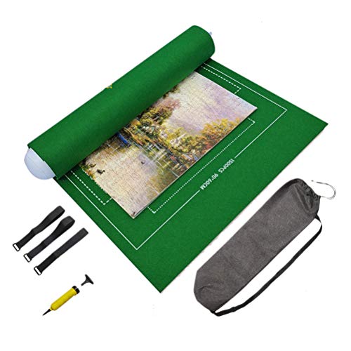Puzzleunterlage Filz Puzzlematte Tragbare Puzzle-Schutzmatte Spielmatte Für bis zu 1500 Stück Puzzles Puzzleunterlage Filz Puzzlematte Tragbare Puzzle-Schutzmatte Spielmatte Für bis zu 1500 Stück Puzzles von Faviye