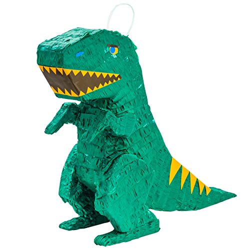 Fax Potato Dinosaur Cardboard Pinata & Blindfold Set - Fill Your Own Kids Large Party Accessory Decoration - W43cm x D13cm x H55cm Fax Potato Dinosaur Cardboard Pinata & Blindfold Set - Fill Your Own Kids Large Party Accessory Decoration - W43cm x D13cm x H55cm von Fax Potato