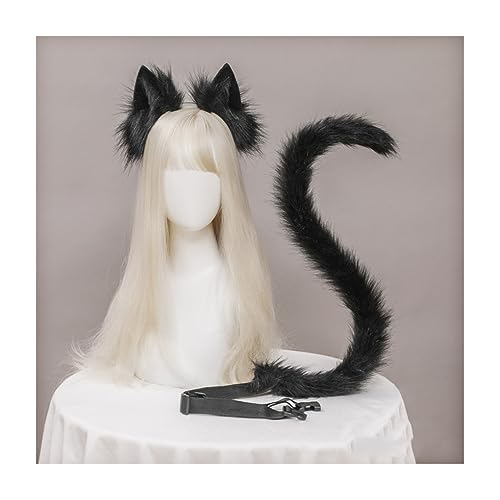 Niedlich Plüsch Faltbar Katzenohren katzenschwanz Kostüm Halloween Kostüme Set Requisiten Tier Ohren katzenschwanz Cosplay Anime Verkleiden Kätzchen Dekoration Set für Party Halloween Rollenspiel Niedlich Plüsch Faltbar Katzenohren katzenschwanz Kostüm Halloween Kostüme Set Requisiten Tier Ohren katzenschwanz Cosplay Anime Verkleiden Kätzchen Dekoration Set für Party Halloween Rollenspiel von Faxianther