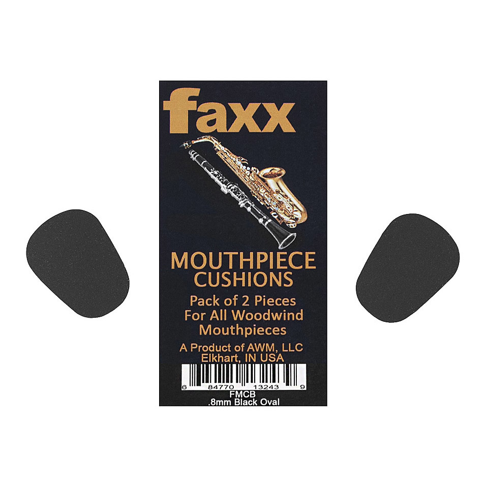 Faxx Mouthpiece Cushion black oval Bissplatte von Faxx