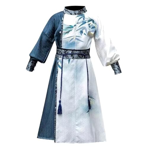 Hanfu Chinesisch Traditioneller Cosplay Costume 100-160cm Herren Halloween Cosplay Costume Embroidery Outfits Swordsman Fancy Dress von Fayeeda