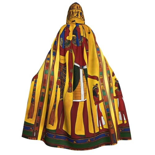 Fbghhty Antikes Ägypten-Stamm-Serie, bedruckt, Kapuzenumhang, Mittelalter-Kostüm, Halloween-Kostüm, Erwachsene, Herren, Damen, Karneval, Partys, Cosplay Fbghhty Antikes Ägypten-Stamm-Serie, bedruckt, Kapuzenumhang, Mittelalter-Kostüm, Halloween-Kostüm, Erwachsene, Herren, Damen, Karneval, Partys, Cosplay von Fbghhty