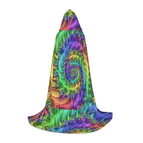 Fbghhty Batikdruck, Unisex, Kapuzenumhang, Halloween, Cosplay, Karneval, bequemer Umhang für Teenager-Partys Fbghhty Batikdruck, Unisex, Kapuzenumhang, Halloween, Cosplay, Karneval, bequemer Umhang für Teenager-Partys von Fbghhty