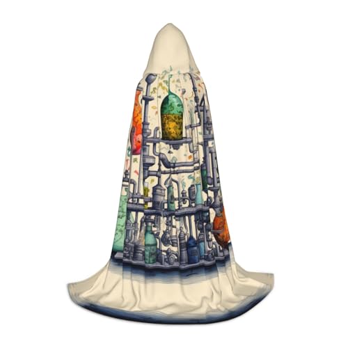 Fbghhty Chemie-Druck, Unisex, Kapuzenumhang, Halloween, Cosplay, Karneval, bequemer Umhang für Teenager-Partys Fbghhty Chemie-Druck, Unisex, Kapuzenumhang, Halloween, Cosplay, Karneval, bequemer Umhang für Teenager-Partys von Fbghhty