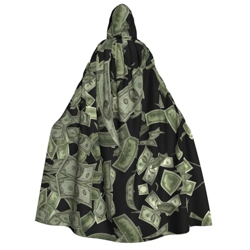 Fbghhty Dollarzeichen Gelddruck Kapuzenumhang Mittelalter Halloween Kostüm Erwachsene Männer Frauen Karneval Partys Cosplay Fbghhty Dollarzeichen Gelddruck Kapuzenumhang Mittelalter Halloween Kostüm Erwachsene Männer Frauen Karneval Partys Cosplay von Fbghhty