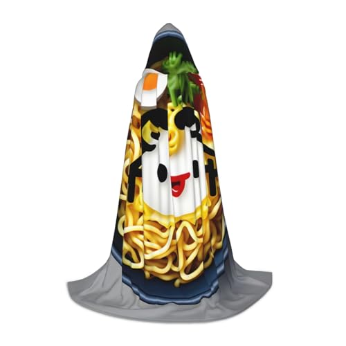 Fbghhty Eierbecher, Nudel-Ramen-Druck, Unisex, Kapuzenumhang, Halloween, Cosplay, Karneval, bequemer Umhang für Teenager-Partys Fbghhty Eierbecher, Nudel-Ramen-Druck, Unisex, Kapuzenumhang, Halloween, Cosplay, Karneval, bequemer Umhang für Teenager-Partys von Fbghhty