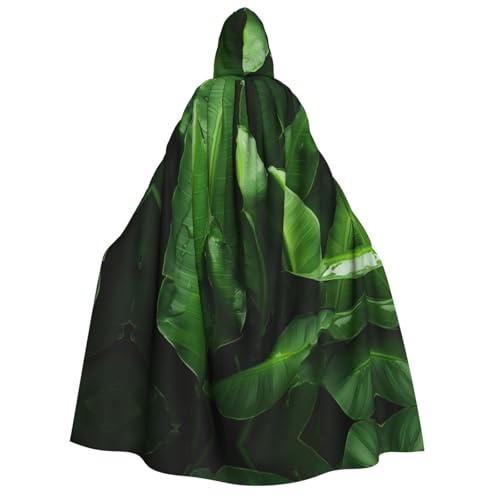 Fbghhty Frischer Bananenblätter-Druck, Kapuzenumhang, mittelalterliches Halloween-Kostüm, Erwachsene, Herren, Damen, Karneval, Partys, Cosplay Fbghhty Frischer Bananenblätter-Druck, Kapuzenumhang, mittelalterliches Halloween-Kostüm, Erwachsene, Herren, Damen, Karneval, Partys, Cosplay von Fbghhty