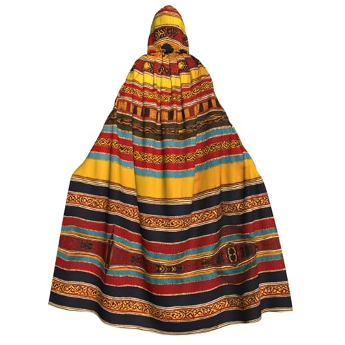 Fbghhty Indianer-Muster, Kapuzenumhang, mittelalterliches Halloween-Kostüm, Erwachsene, Herren, Damen, Karneval, Partys, Cosplay Fbghhty Indianer-Muster, Kapuzenumhang, mittelalterliches Halloween-Kostüm, Erwachsene, Herren, Damen, Karneval, Partys, Cosplay von Fbghhty
