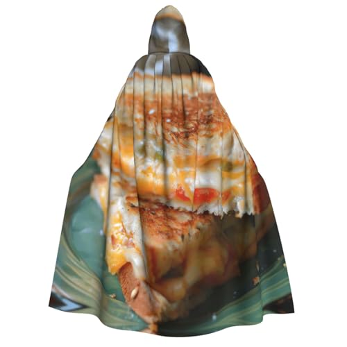 Fbghhty Käsesandwiches-Druck, Kapuzenumhang, mittelalterliches Halloween-Kostüm, Erwachsene, Herren, Damen, Karneval, Partys, Cosplay Fbghhty Käsesandwiches-Druck, Kapuzenumhang, mittelalterliches Halloween-Kostüm, Erwachsene, Herren, Damen, Karneval, Partys, Cosplay von Fbghhty