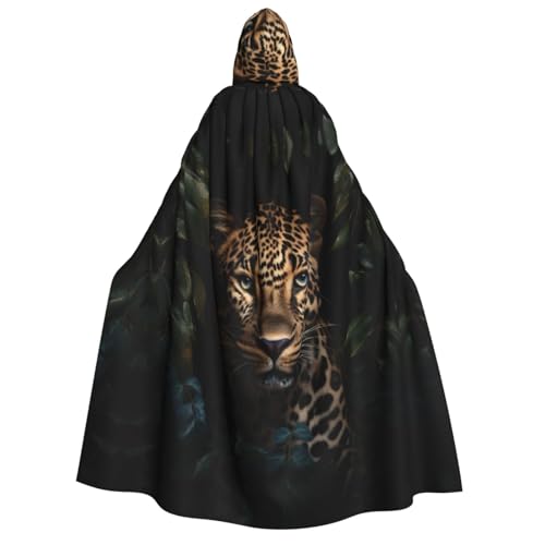 Fbghhty Kapuzenumhang mit Leopardenmuster, mittelalterliches Halloween-Kostüm, Erwachsene, Herren, Damen, Karneval, Partys, Cosplay Fbghhty Kapuzenumhang mit Leopardenmuster, mittelalterliches Halloween-Kostüm, Erwachsene, Herren, Damen, Karneval, Partys, Cosplay von Fbghhty