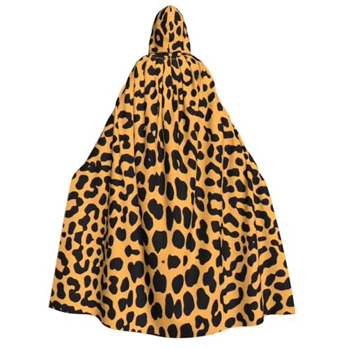 Fbghhty Kapuzenumhang mit Leopardenmuster, mittelalterliches Halloween-Kostüm, Erwachsene, Herren, Damen, Karneval, Partys, Cosplay Fbghhty Kapuzenumhang mit Leopardenmuster, mittelalterliches Halloween-Kostüm, Erwachsene, Herren, Damen, Karneval, Partys, Cosplay von Fbghhty