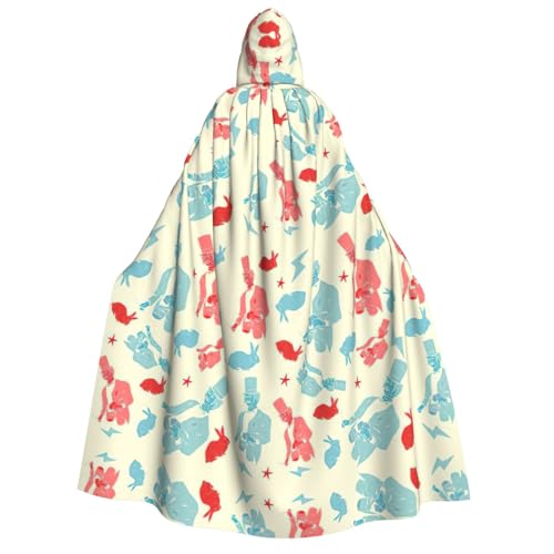 Fbghhty Kapuzenumhang mit Magier, Kaninchen, mittelalterliches Halloween-Kostüm, Erwachsene, Herren, Damen, Karneval, Partys, Cosplay Fbghhty Kapuzenumhang mit Magier, Kaninchen, mittelalterliches Halloween-Kostüm, Erwachsene, Herren, Damen, Karneval, Partys, Cosplay von Fbghhty